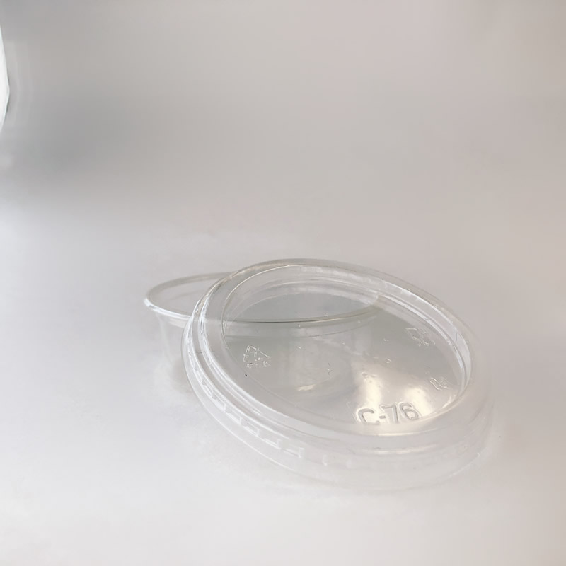 2 & 4oz Portion Cup Lid Clear PLA 76mm Canada Green Natural Products